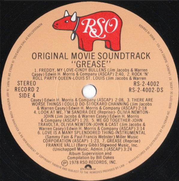 Grease Original Soundtrack 1978! Vinyl Pursuit Inc