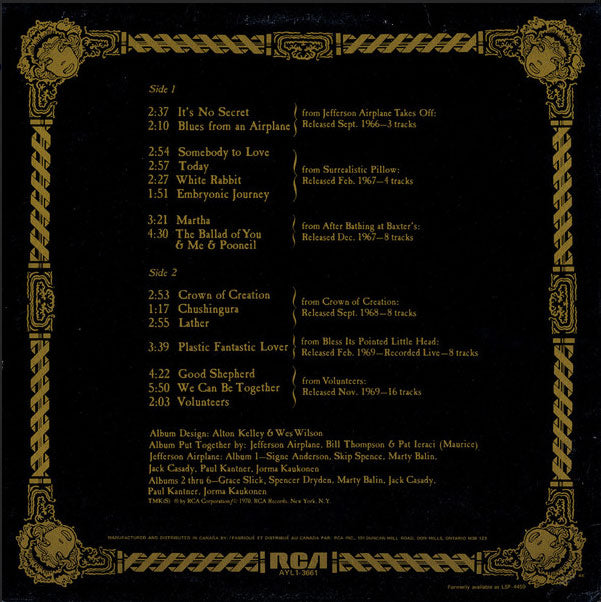 Jefferson Airplane ‎– The Worst Of Jefferson Airplane VinylPursuit.com