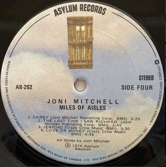 Joni Mitchell And The LA Express – Miles Of Aisles