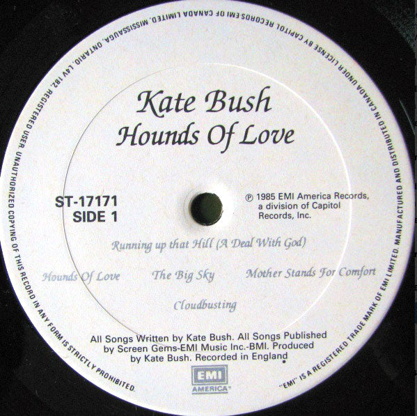 Kate Bush - Hounds Of Love - 1985 Original Pressing!