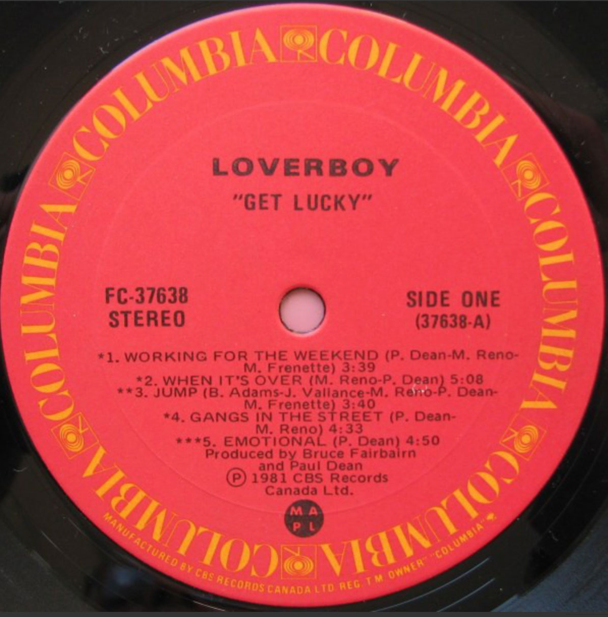 Loverboy -  Get Lucky - 1981