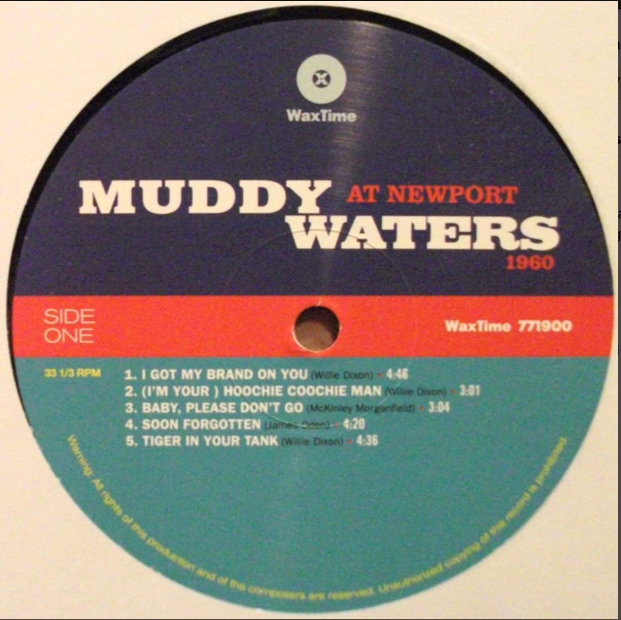 Muddy Waters ‎– Muddy Waters At Newport 1960