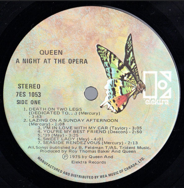 Queen - A Night At The Opera - 1975 Original! VinylPursuit.com