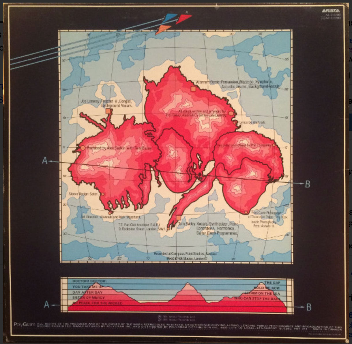 Thompson Twins – Into The Gap - 1984 Pressing