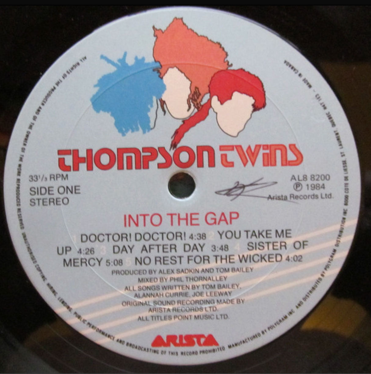 Thompson Twins – Into The Gap - 1984 Pressing