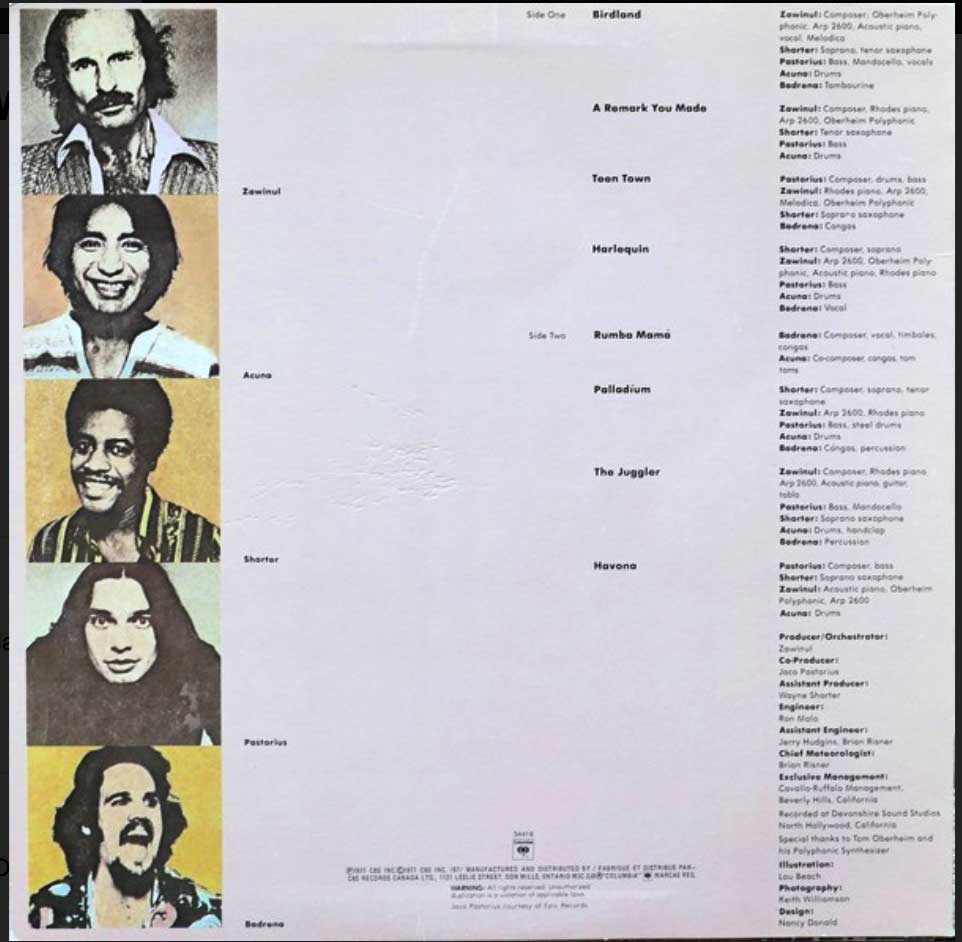 Weather Report - Heavy Weather - 1977 VinylPursuit.com