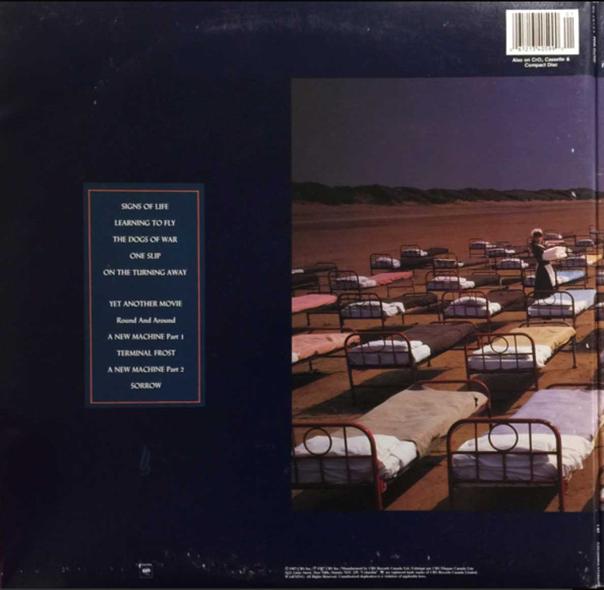 Pink Floyd ‎– A Momentary Lapse Of Reason - 1987