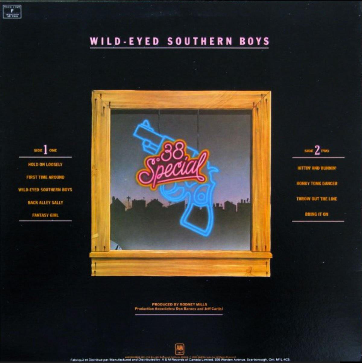 .38 SPECIAL ‎– Wild-Eyed Southern Boys - VinylPursuit.com