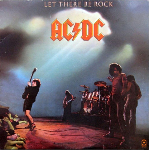 Original AC/DC Let There Be Rock Disco de vinilo LP 1977 Álbum Acdc Agotado  Años 70 Década de 1970