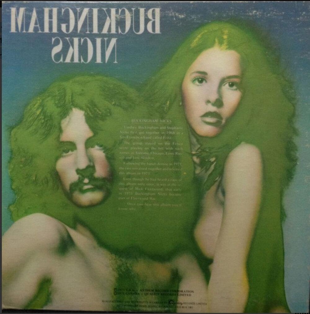 BUCKINGHAM NICKS ‎–  Buckingham Nicks - Rare Misprint - VinylPursuit.com