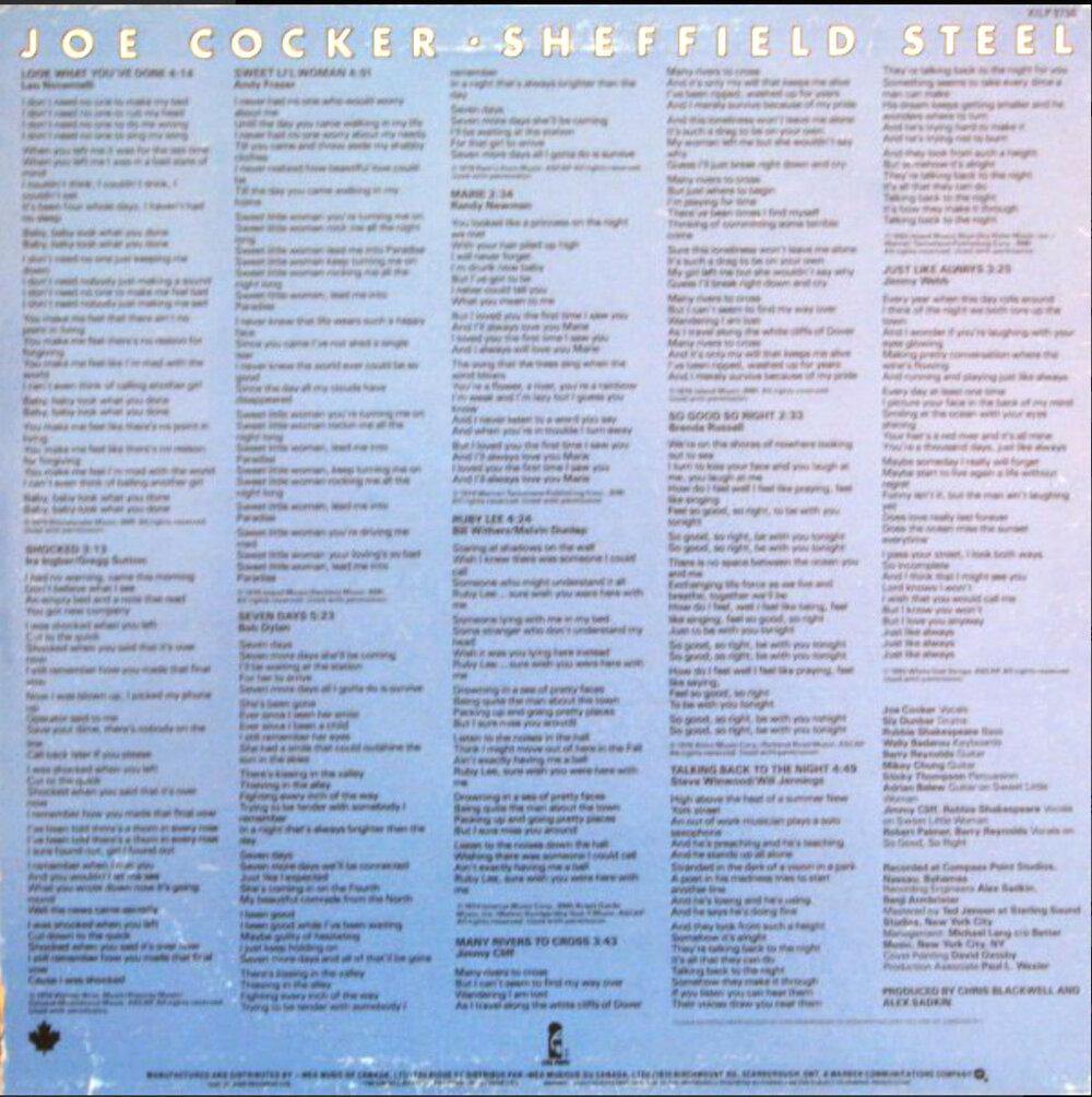 JOE COCKER ‎– Sheffield Steel - VinylPursuit.com