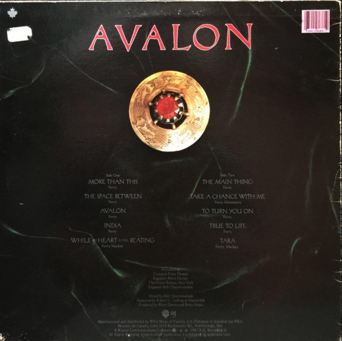 ROXY MUSIC ‎–  Avalon - VinylPursuit.com