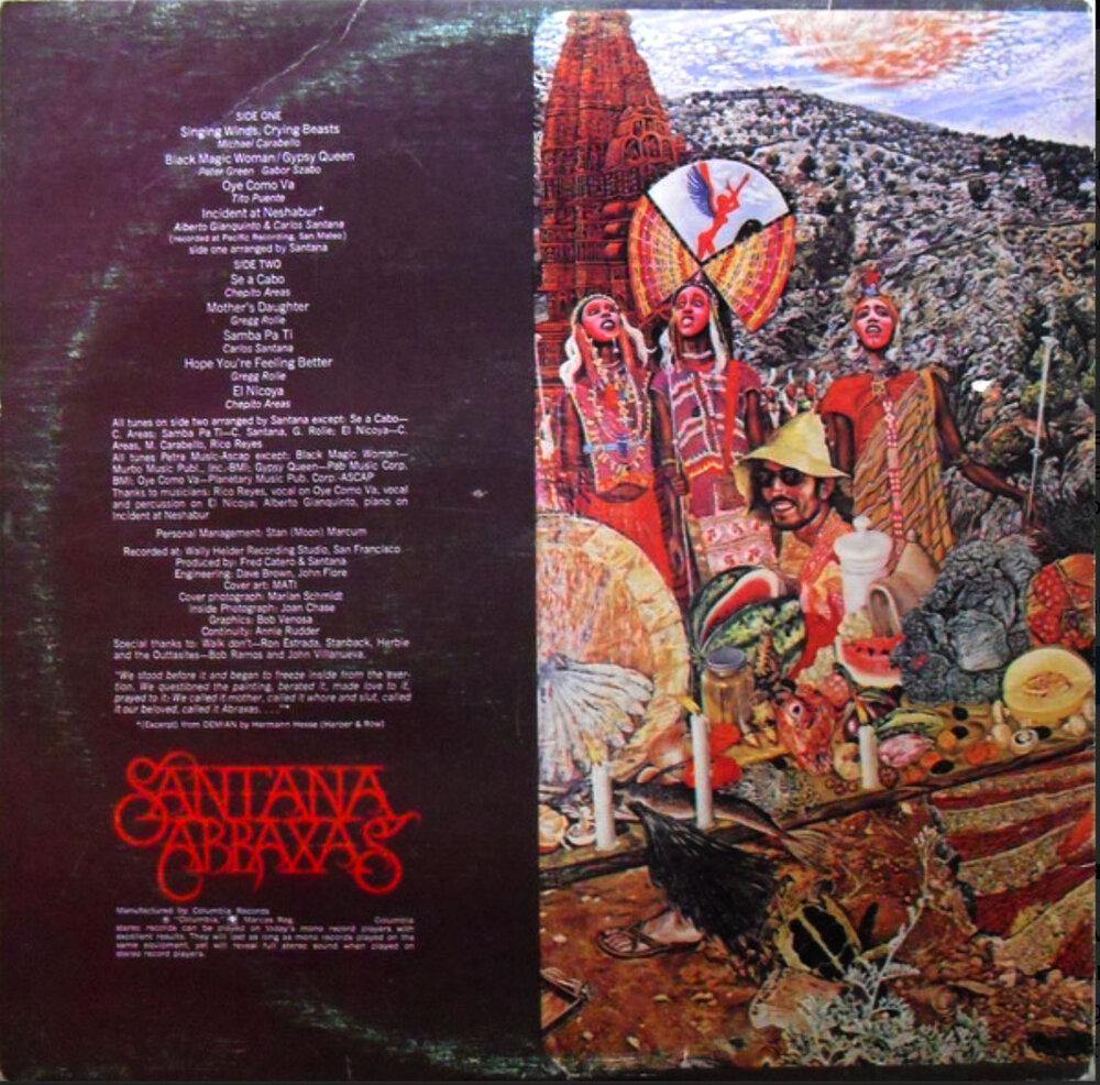 Santana ‎– Abraxas - 1970 Original with Poster – Vinyl Pursuit Inc