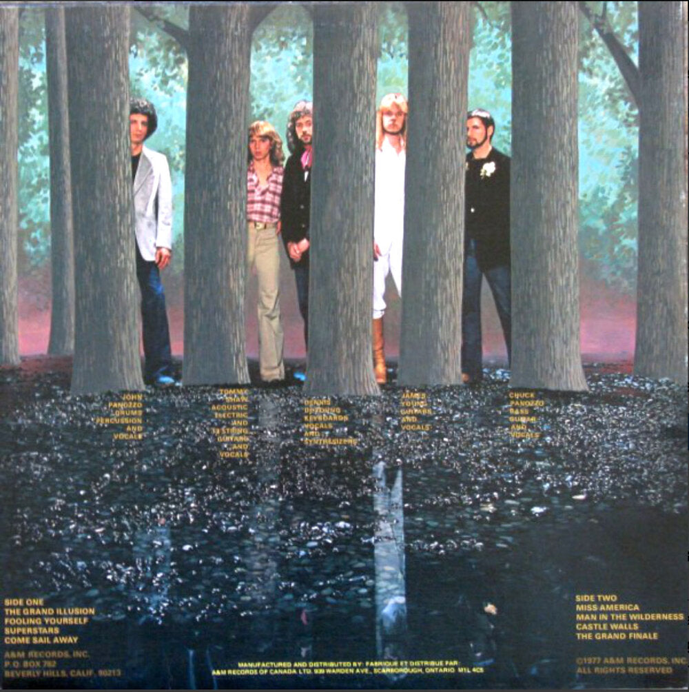 Styx ‎– The Grand Illusion  - 1977 with Poster!