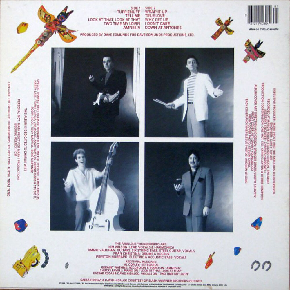 The Fabulous Thunderbirds ‎– Tuff Enuff - 1986