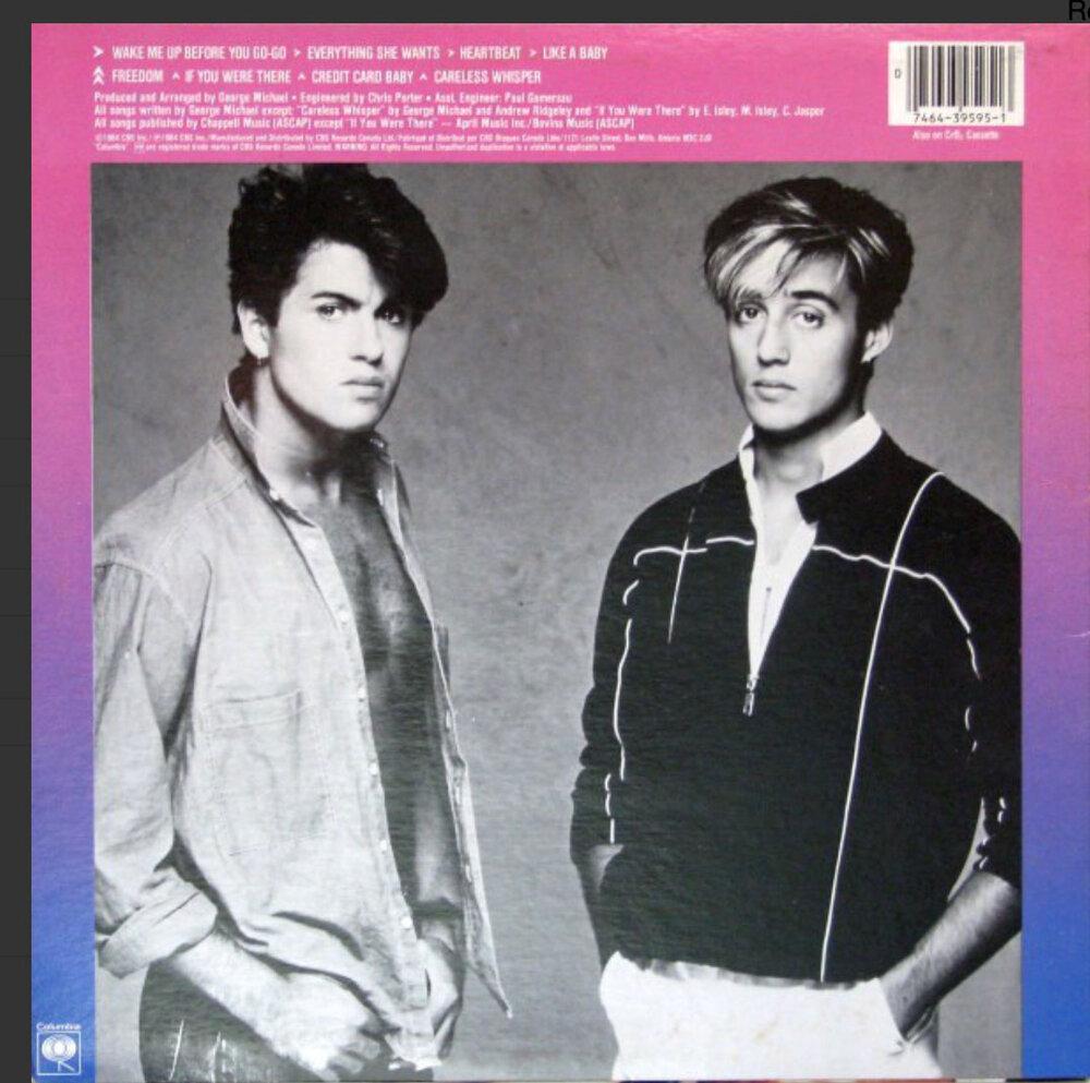 Wham! ‎– Make It Big - 1984