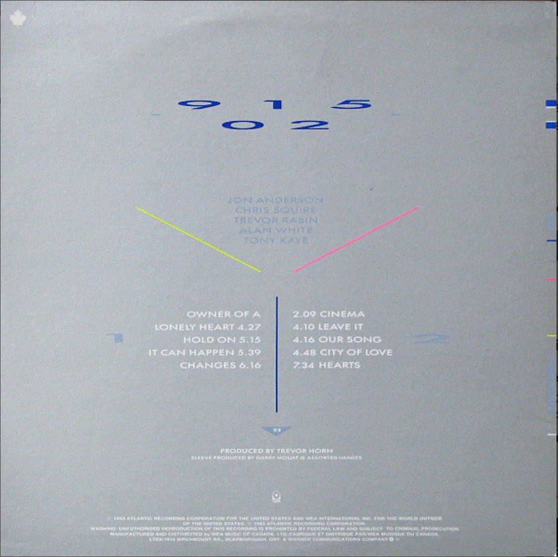 Yes ‎– 90125