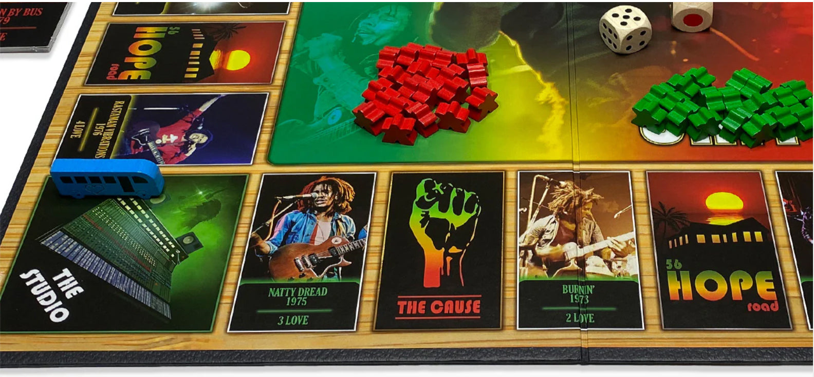 The Game of Peace, Love and Unity! Official Bob Marley Board Game - Sealed!