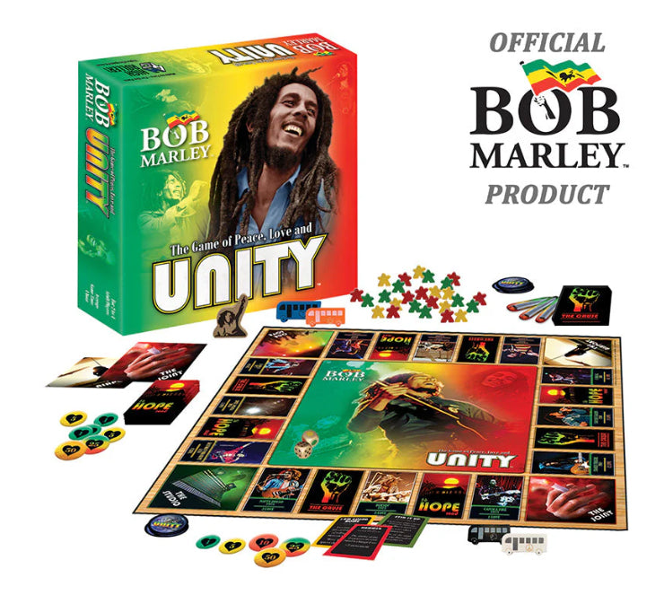 The Game of Peace, Love and Unity! Official Bob Marley Board Game - Sealed!