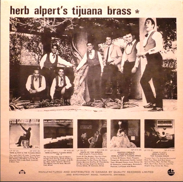 Herb Alpert's Tijuana Brass – Whipped Cream & Other Delights