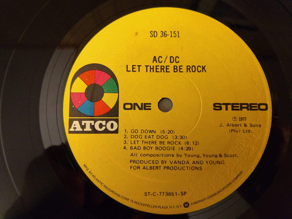 Vinilo - AC/DC – Let There Be Rock (1977)