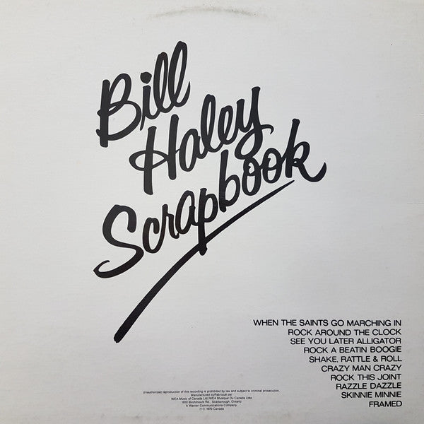 Bill Haley & The Comets – Bill Haley's ScrapbookBook, Live