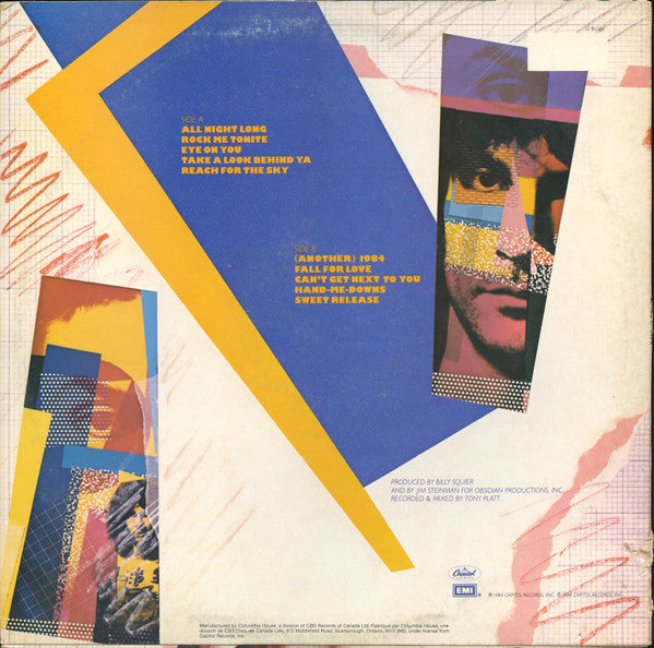 Billy Squier – Signs Of Life - 1984 Original!