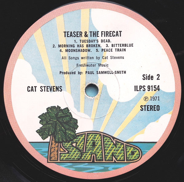 Cat Stevens – Teaser And The Firecat - 1971 UK Pressing – Vinyl Pursuit Inc