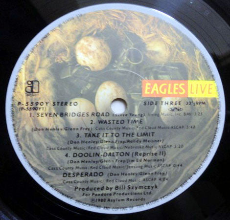 Eagles – Eagles Live - 1980 Japanese Pressing! – Vinyl Pursuit Inc