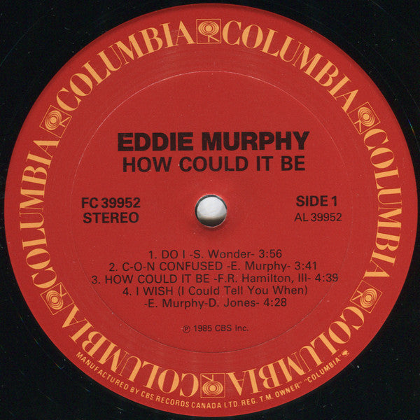 Eddie Murphy – How Could It Be - 1985 Pressing in Shrinkwrap!