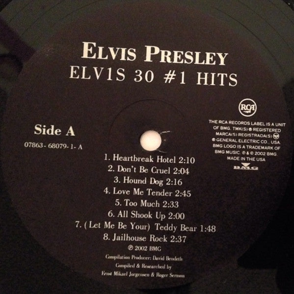 Elvis Presley – ELVIS 30 #1 Hits - US Original Pressing SEALED!