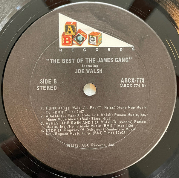 James Gang – The Best Of The James Gang Featuring Joe Walsh - US Pressing VinylPursuit.com