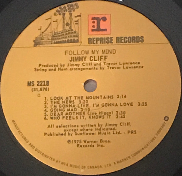 Jimmy Cliff – Follow My Mind - 1975