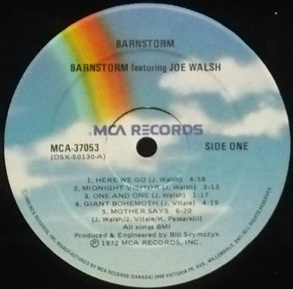 Joe Walsh - Barnstorm - 1980 Rare