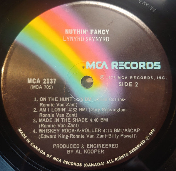 Lynyrd Skynyrd – Nuthin' Fancy - 1975 Original