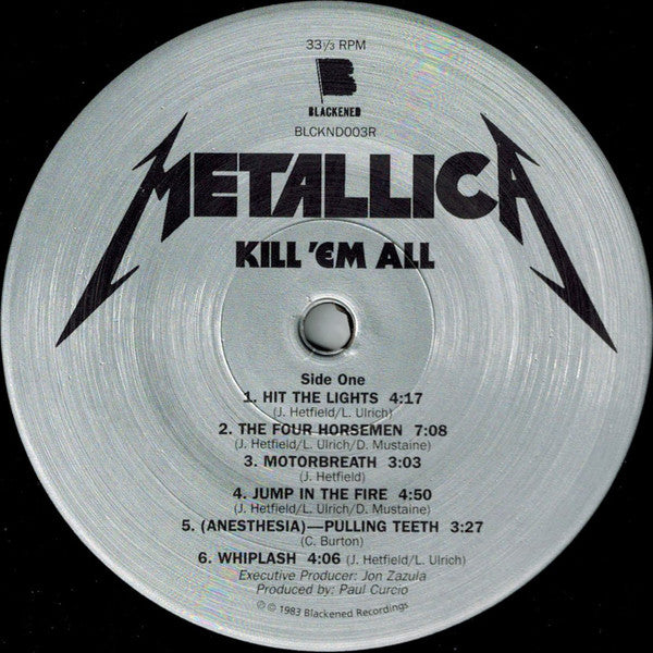 Kill 'Em All - Remastered Vinyl