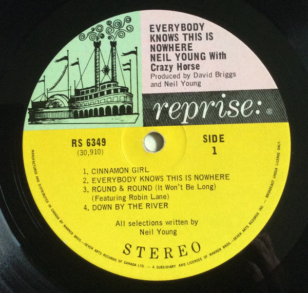 Neil Young With Crazy Horse – Everybody Knows This Is Nowhere - Rare 1969 Original!