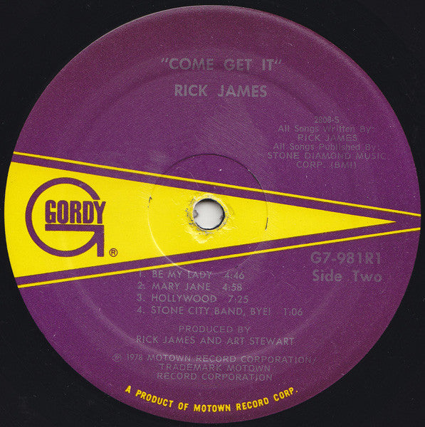Rick James – Come Get It! - 1979 Rare US Pressing SEALED!