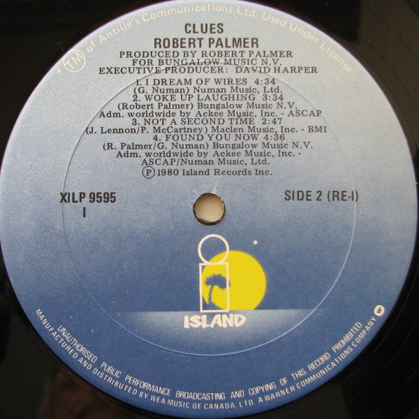 Robert Palmer – Clues