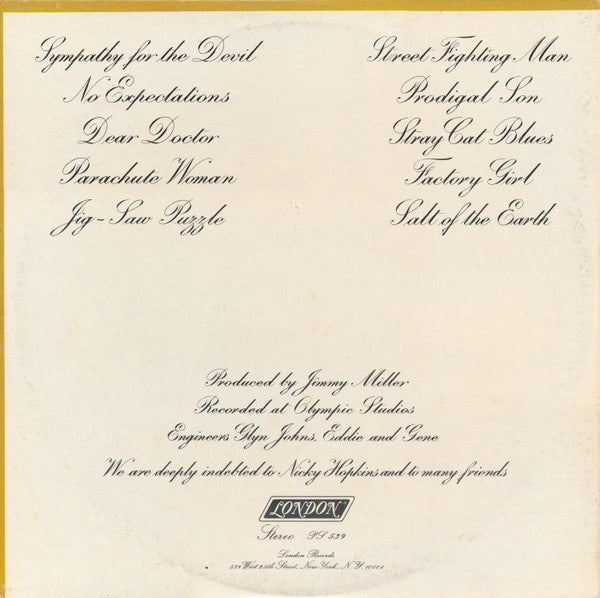 Rolling Stones - Beggars Banquet - 1968 Original!