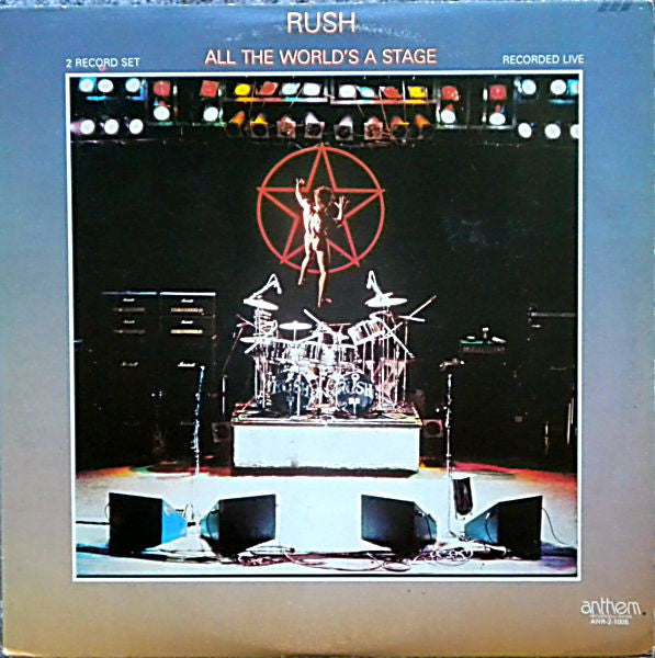 Rush – All The World's A Stage - 1977 Rare