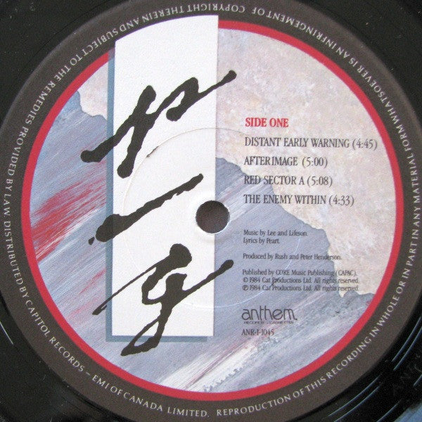 Rush – Grace Under Pressure - 1979, Sealed!