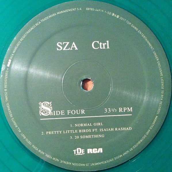 SZA – Ctrl - Green Translucent Vinyl