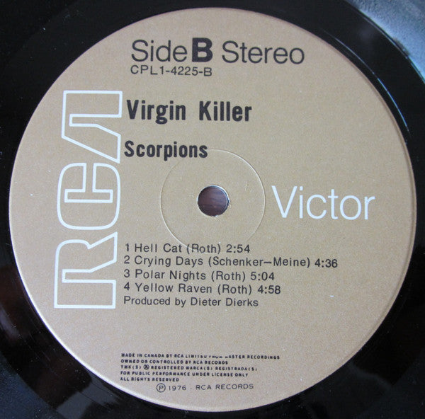 Scorpions – Virgin Killer - 1976 Original!