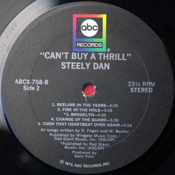 Steely Dan - Can't Buy A Thrill - 1972 US True Sound Pressing