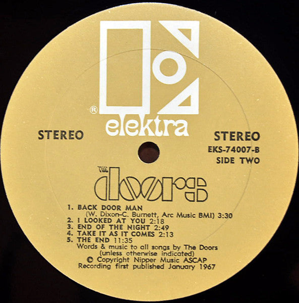 The Doors – The Doors -1968 US Pressing! – Vinyl Pursuit Inc