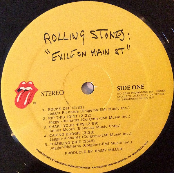 The Rolling Stones – Exile On Main Street - Remastered 180g