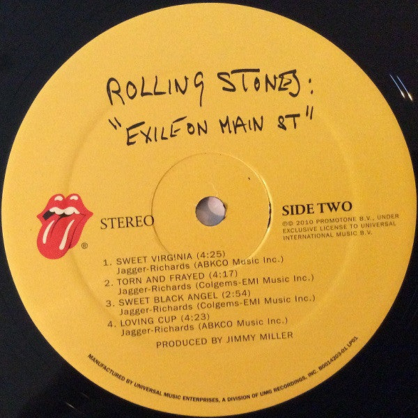 The Rolling Stones – Exile On Main Street - Remastered 180g