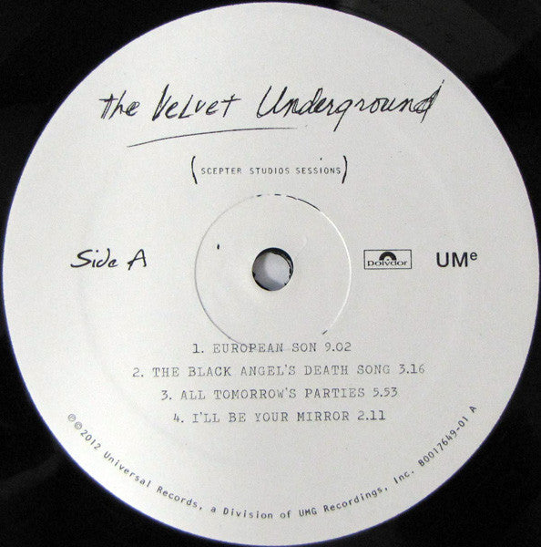 The Velvet Underground – Scepter Studios Sessions - RSD, Numbered Limited Edition VinylPursuit.com