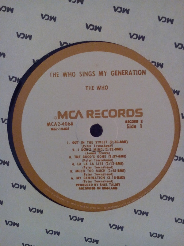 The Who – Magic Bus / The Who Sings My Generation - 1977 US Pressing